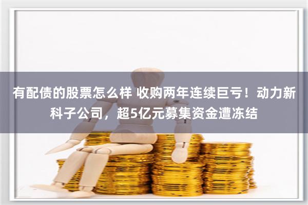 有配债的股票怎么样 收购两年连续巨亏！动力新科子公司，超5亿元募集资金遭冻结